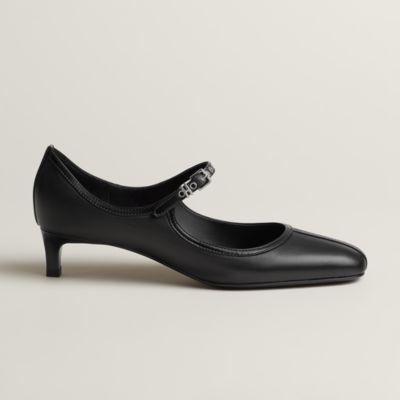 パンプス - ブラック - バレリーナシューズとヒール | Hermès